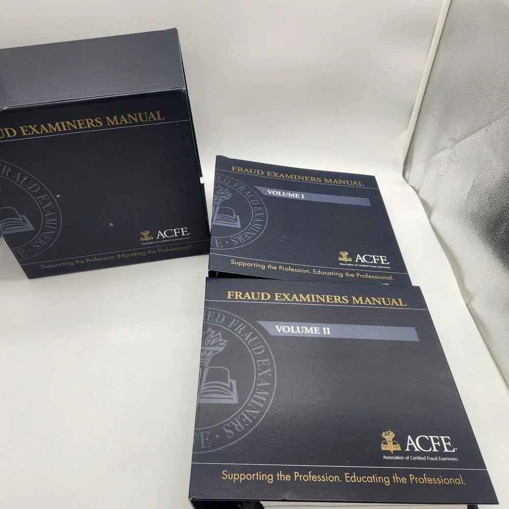 ACFE Fraud Examiner's Manuals Vols 1 & 2, 2008 Edition Fast Shipping